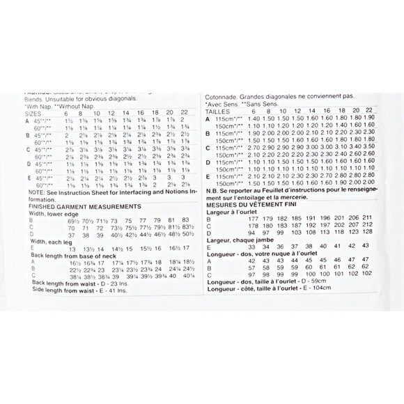 Butterick B6463 Sewing Pattern Misses' Jacket Top Dress Skirt Pants Size 14-22 - Picture 5 of 5